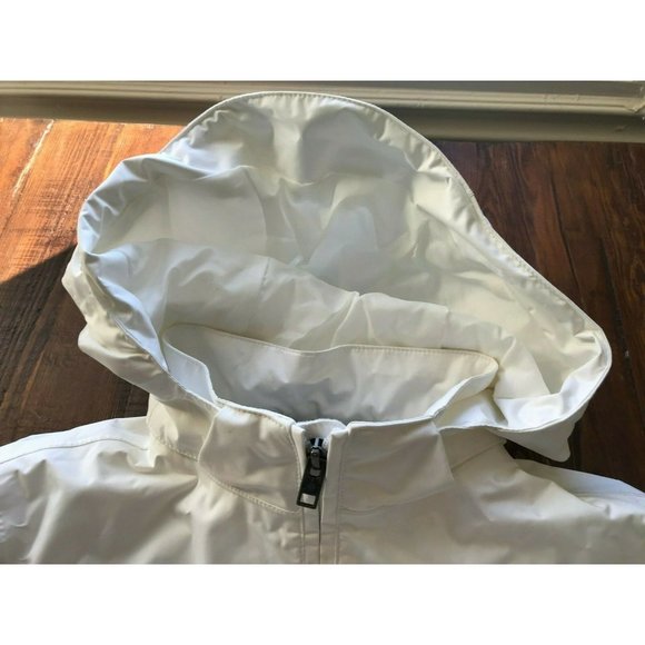 The North Face White Long Trench Coat Rain Jacket XS, Long, Detachable Hood - Picture 6 of 15